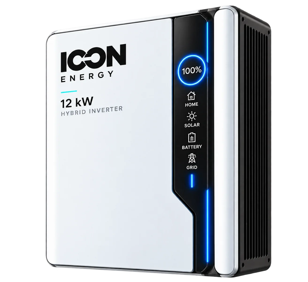 Inversor híbrido ICON Energy, acabado blanco